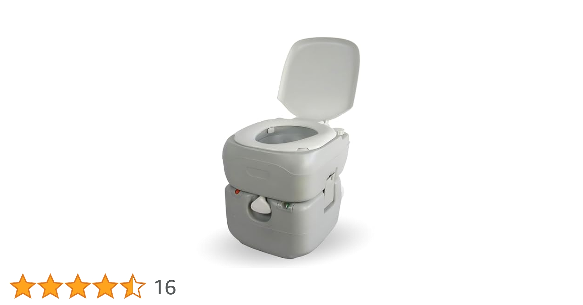 Amazon | SunRuck ポータブルトイレ 水洗 ピストンポンプ方式